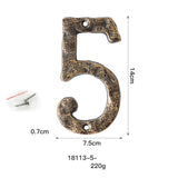 Maxbell Home Number Rust Protection DIY Crafts Vintage for Garden sign 5