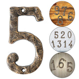 Maxbell Home Number Rust Protection DIY Crafts Vintage for Garden sign 5