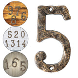 Maxbell Home Number Rust Protection DIY Crafts Vintage for Garden sign 5