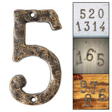 Maxbell Home Number Rust Protection DIY Crafts Vintage for Garden sign 5