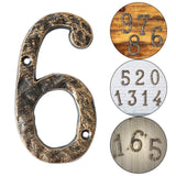Maxbell Home Number Rust Protection DIY Crafts Vintage for Garden sign 6