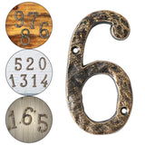 Maxbell Home Number Rust Protection DIY Crafts Vintage for Garden sign 6