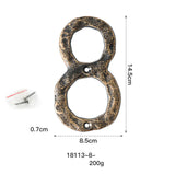 Maxbell Home Number Rust Protection DIY Crafts Vintage for Garden sign 8