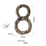 Maxbell Home Number Rust Protection DIY Crafts Vintage for Garden sign 8