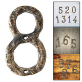 Maxbell Home Number Rust Protection DIY Crafts Vintage for Garden sign 8
