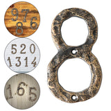 Maxbell Home Number Rust Protection DIY Crafts Vintage for Garden sign 8