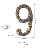 Maxbell Home Number Rust Protection DIY Crafts Vintage for Garden sign 9