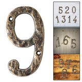 Maxbell Home Number Rust Protection DIY Crafts Vintage for Garden sign 9