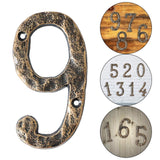 Maxbell Home Number Rust Protection DIY Crafts Vintage for Garden sign 9