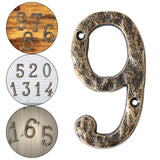 Maxbell Home Number Rust Protection DIY Crafts Vintage for Garden sign 9