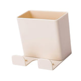 Maxbell Remote Control Storage Boxes Plug Charging Self Adhesive Shelf for Home beige