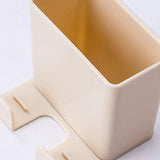 Maxbell Remote Control Storage Boxes Plug Charging Self Adhesive Shelf for Home beige