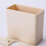 Maxbell Remote Control Storage Boxes Plug Charging Self Adhesive Shelf for Home beige