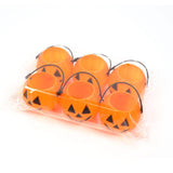 Maxbell 6x Halloween Pumpkin Buckets Props Decor for Favors Banquet Holiday