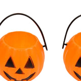 Maxbell 6x Halloween Pumpkin Buckets Props Decor for Favors Banquet Holiday
