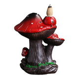 Maxbell Backflow Incense Burner Waterfall Incense Cone Holder for Home Decor