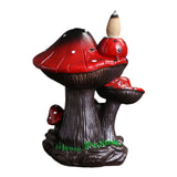 Maxbell Backflow Incense Burner Waterfall Incense Cone Holder for Home Decor