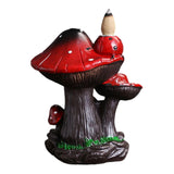 Maxbell Backflow Incense Burner Waterfall Incense Cone Holder for Home Decor
