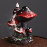 Maxbell Backflow Incense Burner Waterfall Incense Cone Holder for Home Decor