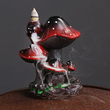 Maxbell Backflow Incense Burner Waterfall Incense Cone Holder for Home Decor