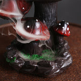 Maxbell Backflow Incense Burner Waterfall Incense Cone Holder for Home Decor