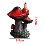 Maxbell Backflow Incense Burner Waterfall Incense Cone Holder for Home Decor