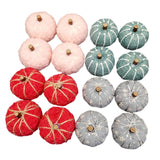 Maxbell 16 Pieces Pumpkin Decoration for Autumn Festival Halloween Fall Ornament