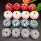 Maxbell 16 Pieces Pumpkin Decoration for Autumn Festival Halloween Fall Ornament