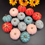 Maxbell 16 Pieces Pumpkin Decoration for Autumn Festival Halloween Fall Ornament