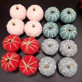 Maxbell 16 Pieces Pumpkin Decoration for Autumn Festival Halloween Fall Ornament