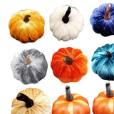 Maxbell Mini Artificial pumpkin Decorations Autumn Prop Halloween StyleC 12PCS