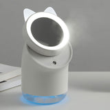 Maxbell Personal Air Humidifier Diffuser Lighted Vanity Mirror LED Nightlight Quiet