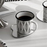 Maxbell 3Pcs Irregular Acrylic Coasters Ornaments Clear Desktop