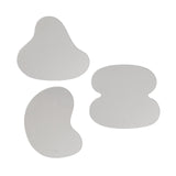 Maxbell 3Pcs Irregular Acrylic Coasters Ornaments Clear Desktop