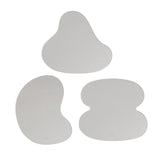 Maxbell 3Pcs Irregular Acrylic Coasters Ornaments Clear Desktop