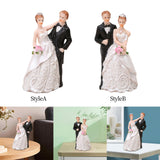 Maxbell Couple Figurine Decorative Statue Resin Ornament for Party Desktop Bedroom