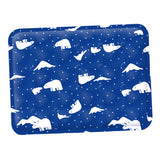 Maxbell Pet Cooling Mat Nonslip Pad Sleeping Pad for Indoor Bed Dark Blue 40cmx50cm