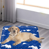 Maxbell Pet Cooling Mat Nonslip Pad Sleeping Pad for Indoor Bed Dark Blue 40cmx50cm