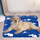 Maxbell Pet Cooling Mat Nonslip Pad Sleeping Pad for Indoor Bed Dark Blue 40cmx50cm