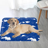 Maxbell Pet Cooling Mat Nonslip Pad Sleeping Pad for Indoor Bed Dark Blue 40cmx50cm