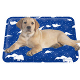 Maxbell Pet Cooling Mat Nonslip Pad Sleeping Pad for Indoor Bed Dark Blue 40cmx50cm