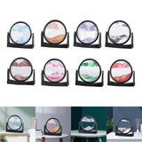 Maxbell Moving Sand Picture Flowing Sand Painting for Decoration Office Blue