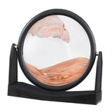 Maxbell Moving Sand Picture Flowing Sand Painting for Decoration Office Yellow