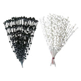 Maxbell Pistachio Simulation Stems Bouquet for Christmas Tree Indoor Outdoor