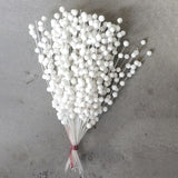 Maxbell Pistachio Simulation Stems Bouquet for Christmas Tree Indoor Outdoor