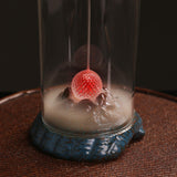 Maxbell Backflow Incense Burner with LED Waterfall Incense Cone Holder for Table