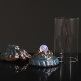 Maxbell Backflow Incense Burner with LED Waterfall Incense Cone Holder for Table