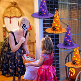 Maxbell Halloween Hanging Lighted Hat Ornaments Glowing Halloween Decorations