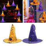 Maxbell Halloween Hanging Lighted Hat Ornaments Glowing Halloween Decorations