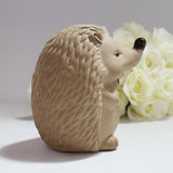 Maxbell Ceramic Hedgehog Figurines garden Sculptures for Lawn Fairy Garden Gifts